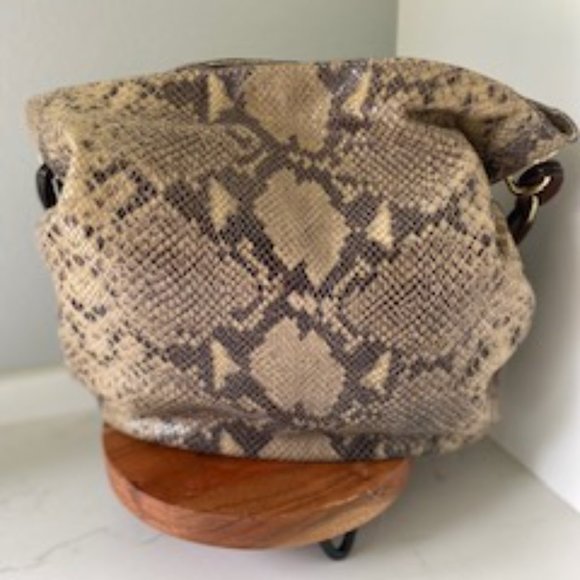 MICHAEL KORS Leather Snakeskin Purse (gently worn) - Picture 2 of 4